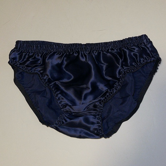 Vintage Navy Blue Silk Panties - Women’s Size Large - Picture 2 of 5